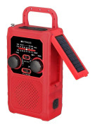 FM/AM/WB/WBAL Radio Handvev 5000mAh solar Ficklampa SOS