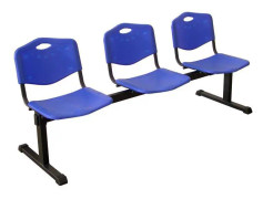 Nowy Styl Kontorsbänk Iso Plastic 3 Seats