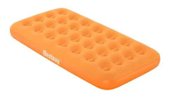 Ergonomisk velour uppblåsbar madrass med handpump