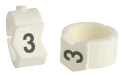 Brady ClipSleeve Legend 3 - Kabelmärkare - svart på vitt (paket om 50)