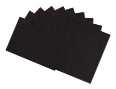 Mossgummi Foam Glitter A4 - 10-pack - Svart
