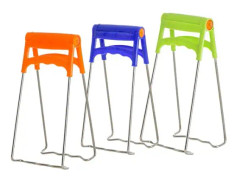 Kitchen Stainless Steel Cup Holder Folder Anti-scalding Dish Clip Tray Clip, Random Color Delivery