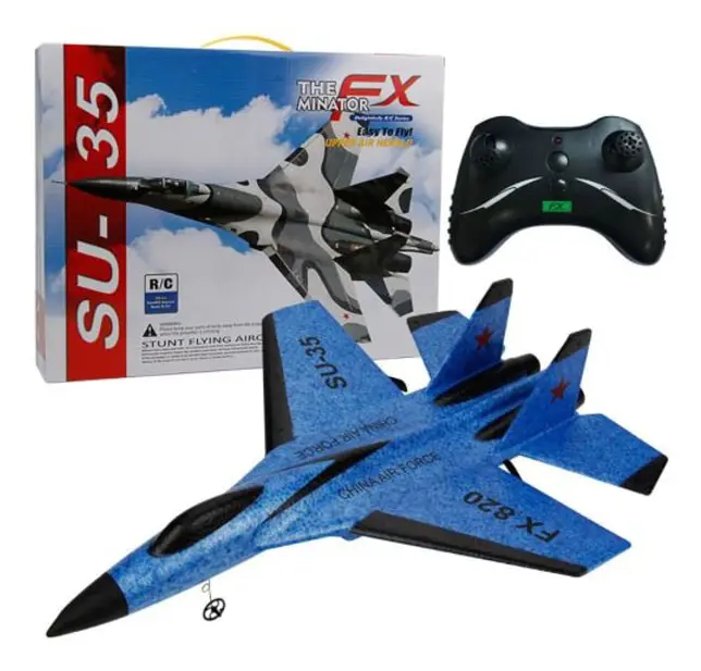 SU-35 RC Fjärrkontroll Helikopter Plane Glider Plane EPP Foam