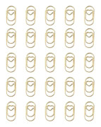 Pack med 100 hjärtformade guldiga gem, små metallgem med transparent låda, gemset för skola, klassrum, filklämma, bok, affisch,