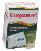 Våtservetter för glasögon 120-pack, flerfärgad