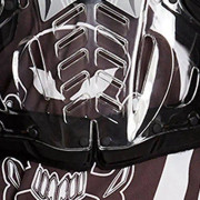 Roleff Racewear Breastplate Motocross Bröstskydd, Silverglance, XL - 8705