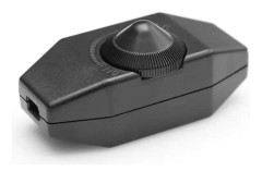 Urban Design Inline Dimmer Switch, Full Range Elektromekanisk Dimmerkontroll För 1-60W Lampor, Vreddimmer Säkerställer Jämn Ljusjustering,