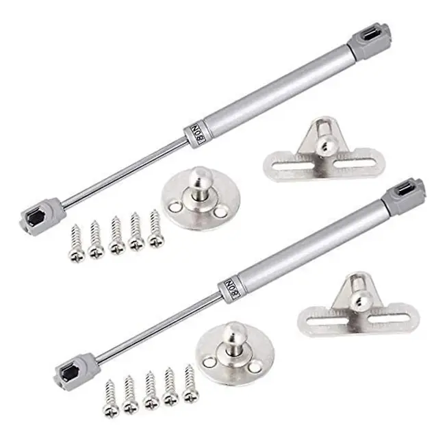 Hydrauliska gasfjädrar för köksluckor, lyftdämpare, gångjärn, 80N/8kg 270mm, 2-pack