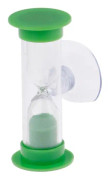 Tandborste-snurrande sandtimer 2/3 minuter duschtimer barn mini - Grön 2 Minuter Green Minuter