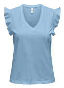 Only - onlMay SS Frill V-neck Top