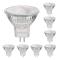 12V 35W Halogenlampor MR11 GU4 Spotbas Varmvit, Dimbar, 8-pack 35W
