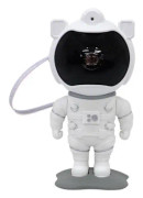 Astronaut rymdprojektor, astronaut rymdkrigare galaxynattlampa, stjärnhimmel takprojektionslampa med timer, fjärrkontroll