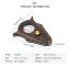 Cigarrskärare Låssystem Trä Rostfritt Stål Dubbelblad Cigarr Guillotine Skärare