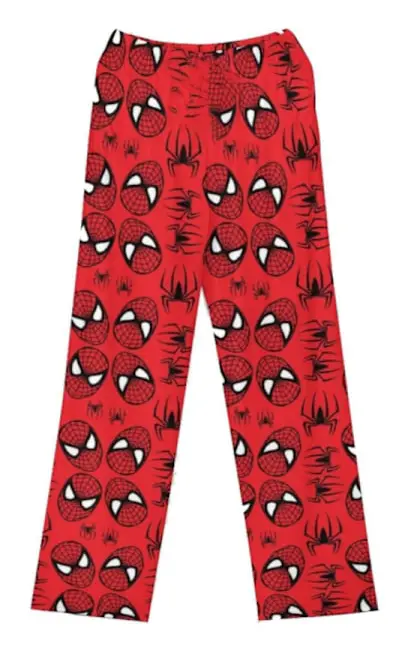 Spider-man bomull Lös pyjamasbyxor Kvinnor Pyjamas Långbyxor Kvinnor Män Tecknade Sovbyxor Casual Girls M