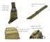 Sling Bag Taktisk Ryggsäck Utomhus Axelväska Satchel Bröstpaket Dagryggsäckar för Smart Phone Klättring Camping Cykling Vandring Army Green