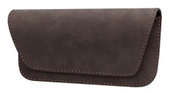 Solglasögonhållare för bil Solskydd, Glasögon Bil Visir Clips Förvaring Glasögon Organizer Case, PU Läder Glasögon Hållare- Perfet H
