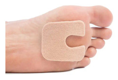 Medicinsk Filt Förhårdnadsborttagare Kuddar, Självhäftande Filt U-formade Pads för att Minska Fotvärk, Ger Mångsidigt Skydd Mot