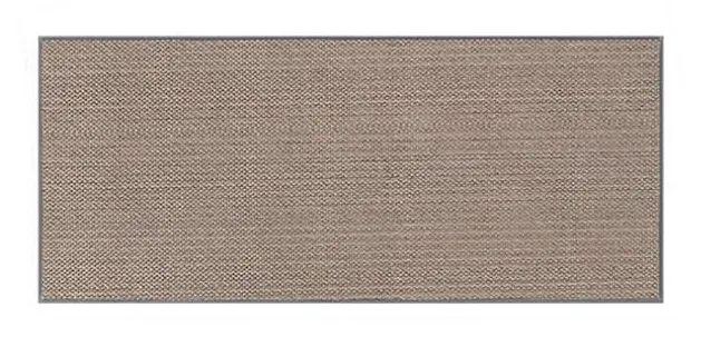 Tvättbar kökslöpare i lin och jute, dubbelsidig halkfri textur för hall vardagsrum, neutral matta med perfekt beskurna kanter, snabbt absorberande