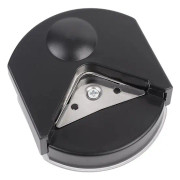 Mini hörnrundare stans R4 Fillet Cutter, DIY hantverksmaskin papperstrimmer kort fotohörnsklippare, kontorsskola fotostudiotillbehör Black