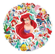 50 Mermaid Stickers, Laptop Stickers, Vinyl Stickers för Bil, Resväska, Skateboard, Motorcykel, Tonåringar och Vuxna