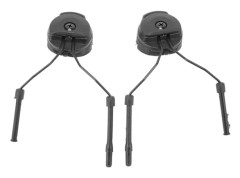 2 st ABS Hjälm Headset Skena Adapter för Sport Hörlurar