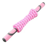 Anti Cellulite Massage Stick Rosa - ABS Muskelrulleverktyg (45cm/17.7in x 5cm/2.0in)