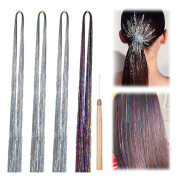 Clip In Hårglitter För Oslagbar Stil, Värmebeständiga Syntetiska Fibrer, Avtagbar Design, Lätt Att Bära Klämma, Användbara Tillfällen Variation