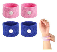 2 par åksjukearmband, Sea Sickness Armband Tra