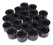 20 Hjulmutter Bultskydd 17mm Kompatibel med VW Golf Mk4 Passat Audi Beetle