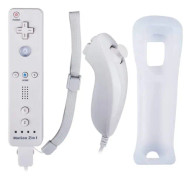 2 i 1 Integrerad Wiimote Motion Plus Controller och Nunch