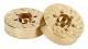 2 st mässingshjulvikter 1,9 2,2 tum RC Crawler Car Hex Hub Adapter Modelluppgraderingsdelar 12 mm