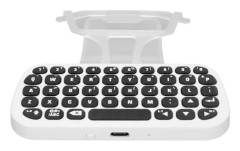 Tangentbord för PS5 trådlös handkontroll Gamepad trådlös Bluetooth Chatpad för PS5 med klämma och laddningskabel