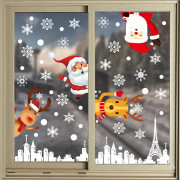 Jul Snöflinga Fönsterdekorationer för Juldekoration[JSR]