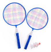 Badmintonracketar med aluminiumram, lättviktigt utomhusset med hög repulsion för hälsosam träning, nybörjarvänlig cool färg