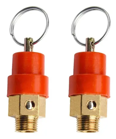 1/2/3/5 2st Mässing Luftkompressor Säkerhetsventil Power 1/8inch H