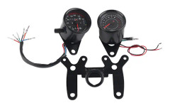 Universal Motorcykel Mätare Hastighetsmätare Retro Modifierad Instrument Tillbehör
