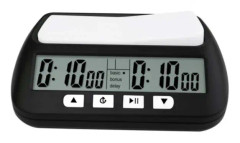 YS YS-902 Schacktimer Schackklocka för Go-turnering (Svart engelsk version)