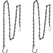 Hängande korgkedjor, 2-pack hängande kedjor, metallväxthållare, blomkrukkekedjor för blomkorgar, planteringskärl, fågelmatare, fågelburar,
