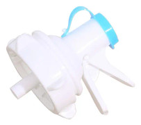 En manuell vattenflaskpump med en 3,93-tums hållbar plastpip (klämpip)