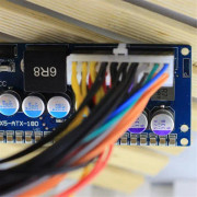 PICO-BOX ATX 180W Fordon IPFS Strömförsörjning Smart Bil DC ATX Strömförsörjning 6-24V Bred Spänningsingång DC Strömförsörjning（Blå）