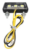 Universal Motorcykel LED Registreringsskyltsbelysning, Bästa Strålningsmönster Mini Mikro 12V LED Registreringsskyltslampa Med Diskret Placering För Förbättrad