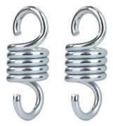 Spring Hook Galvanized Steel Hammock Max Load 500kg for Garden Porch Swing Hanging Chair 2 Pieces