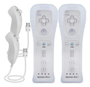 2x 2 i 1 Integrerad Wiimote Motion Plus-handkontroll och Nunchuk