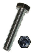 Dresselhaus sexkantskruv med 8,8 gänga till huvud - 933, galvaniserad, 10 M x 16 mm, 100 st.
