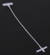 10000 st PP Universal Klädprislappsstift Passar för Prislappspistolfäste Stift (Transparent 50mm)