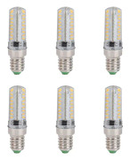 6PCS 72LED Ljuskälla Liten E14 Lampa 5W 220V Silikon Tak