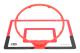 Mångsidig Inomhus Basketarena, Slam Dunk Design Säkerställer Realistisk Spelupplevelse, Väggmonterad Garanterar Stabil Installation För Alla Utrymmen
