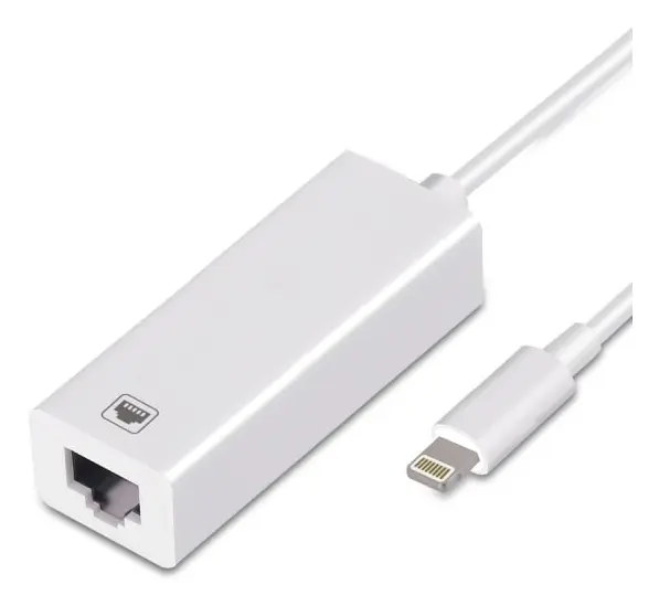CQBB Ethernet RJ45-adapter för Lightning för iPhone och iPad 100