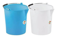 Stefanplast Industriell Polyetenhink med pip, Neutral-Ljusblå, 17 liter