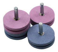 3-pack slipsten för gräsklipparknivar, gräsklipparslipare, slipsten för trädgård